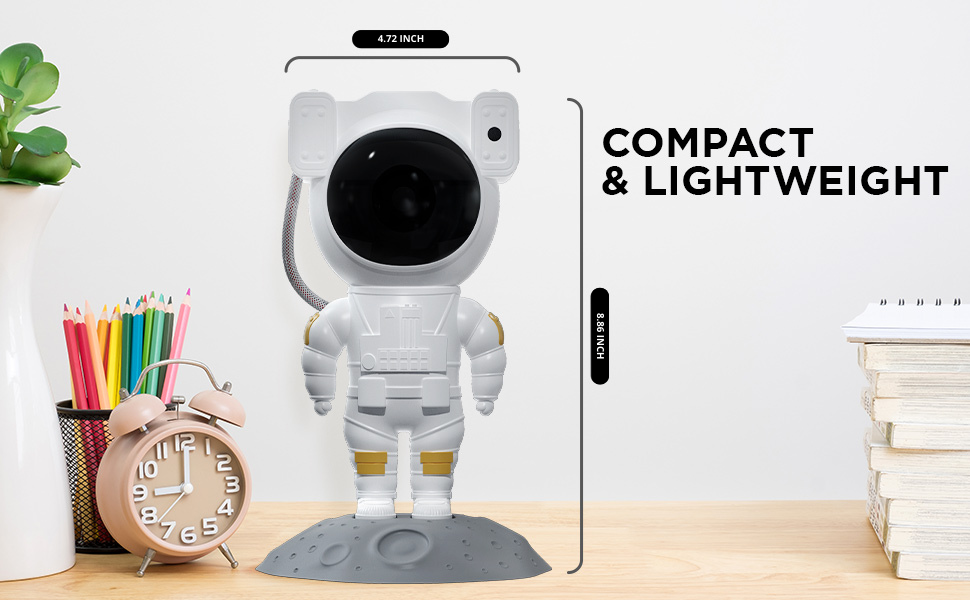 Astronaut Galaxy Projector Night Light – 360° Rotating Nebula Star Projector with Remote Control, Timer & Adjustable Head – Space Lamp for Kids’ Bedroom, Gifts, Gaming Room, Home & Décor