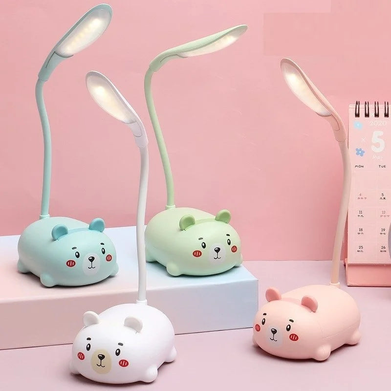 Mini Desk Led Lamp Creative Cartoon Cute Folding Table Lamp