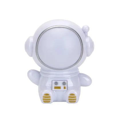 Cartoon Astronaut USB Night Light LED Rechargeable Bedside Multicolor Night Lamp