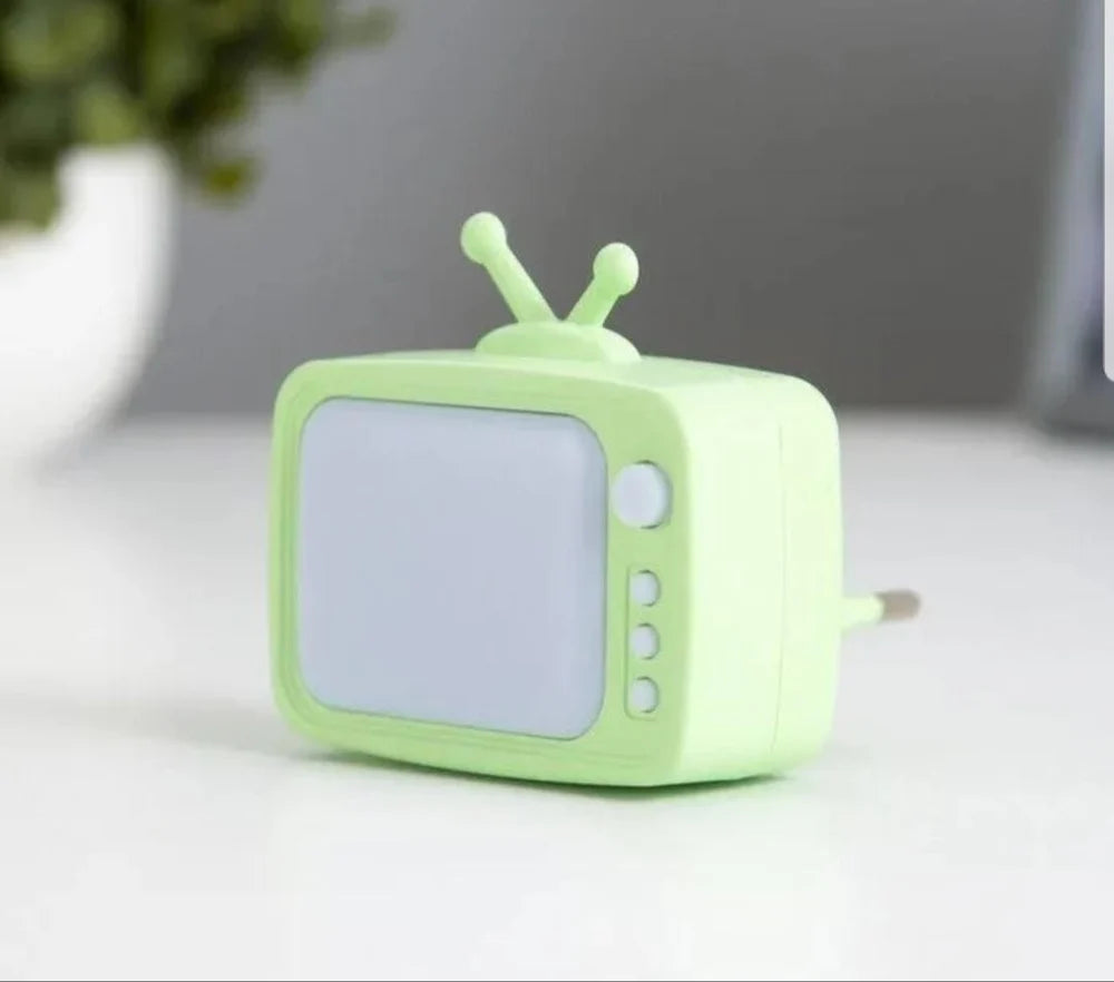 Creative Switch TV Night Light Plug in Bedroom