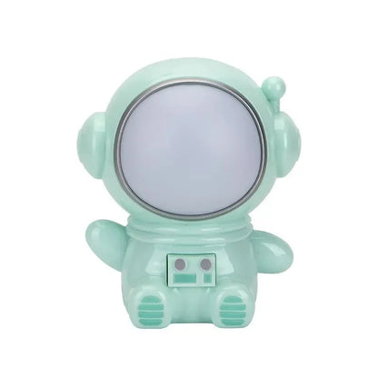 Cartoon Astronaut USB Night Light LED Rechargeable Bedside Multicolor Night Lamp