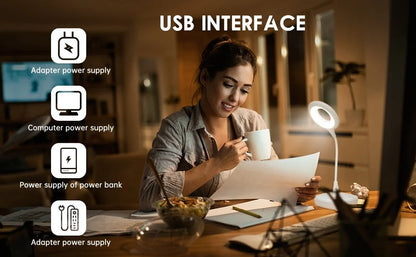 Portable Flexible USB LED Desk Lamp