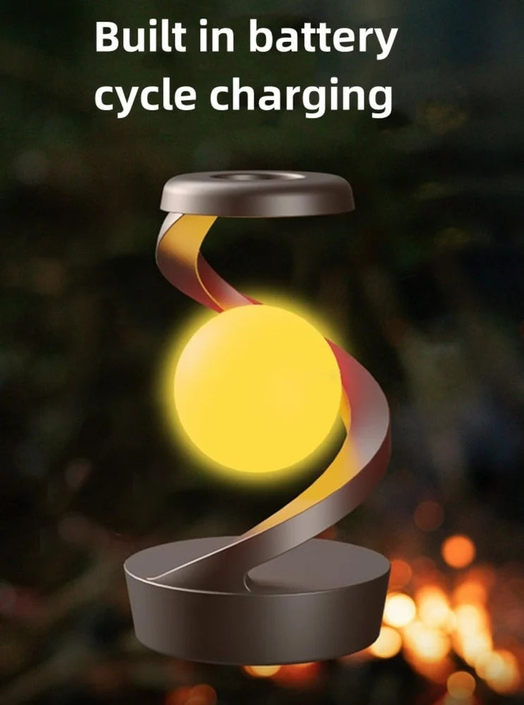 Rotating Suspension Table Lamp with Wireless Charger