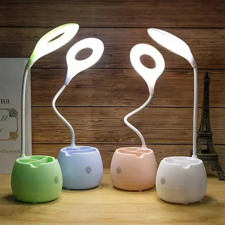Pen Holder Study Desk Lamp