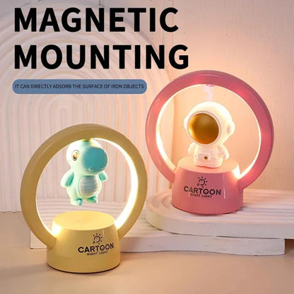 ASTRONAUT NIGHT LAMP WITH MAGNETIC FLOATING EFFECT