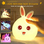 Silicone Open Eye Bunny Touch Lamp