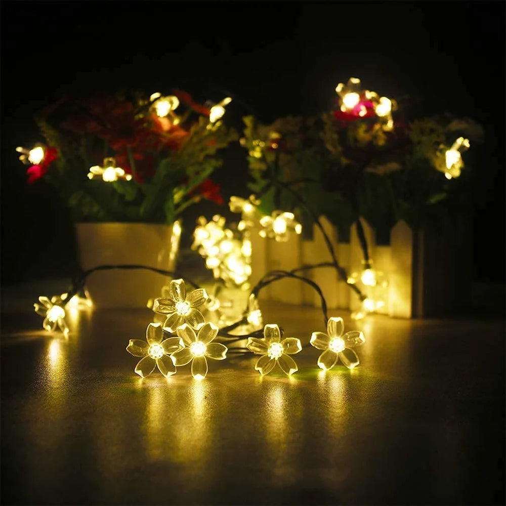 4 Meter 20 LED Incandescent Flower fairy string light