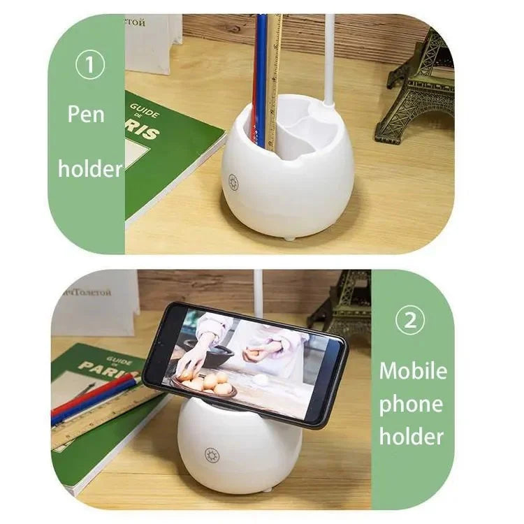 Pen Holder Study Desk Lamp