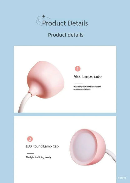 Cute Cartoon Desk Lamp with Silicone Astronaut Night Light