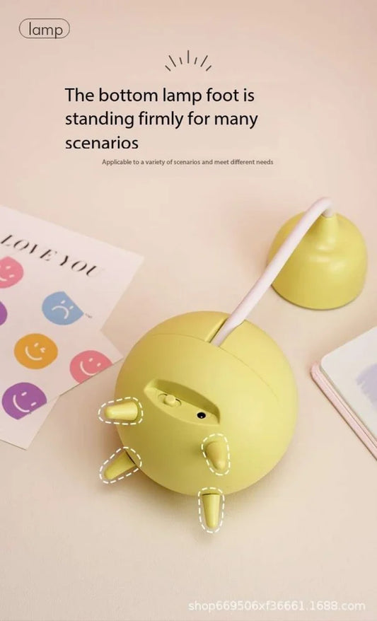 Cute Cartoon Desk Lamp with Silicone Astronaut Night Light