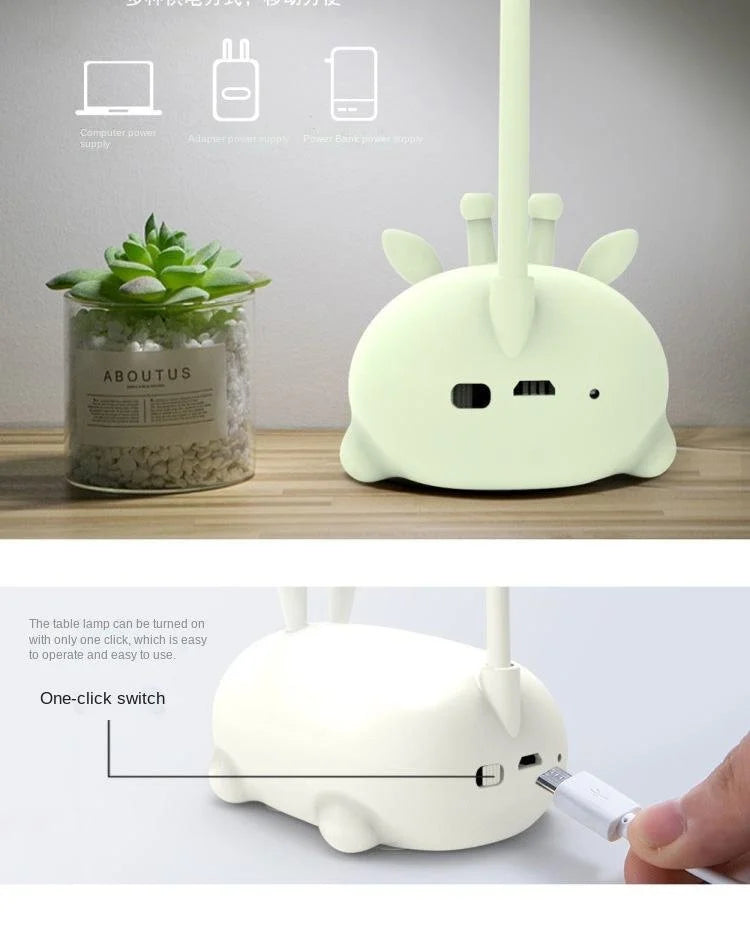 Mini Desk Led Lamp Creative Cartoon Cute Folding Table Lamp