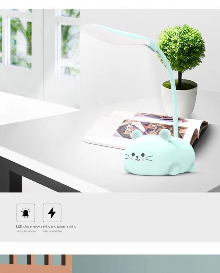 Mini Desk Led Lamp Creative Cartoon Cute Folding Table Lamp