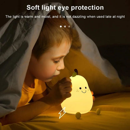 Silicone Open Eye Bunny Touch Lamp