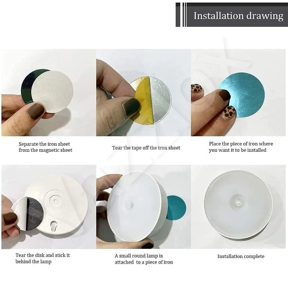 Round Motion Sensor Light