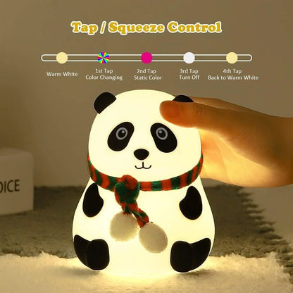 Silicone Panda Lamp